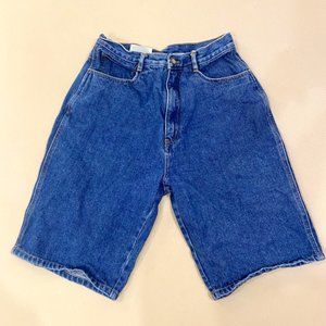 Bill Blass Denim High-Rise Mid-Length Mom Vintage Shorts Women's Size 10